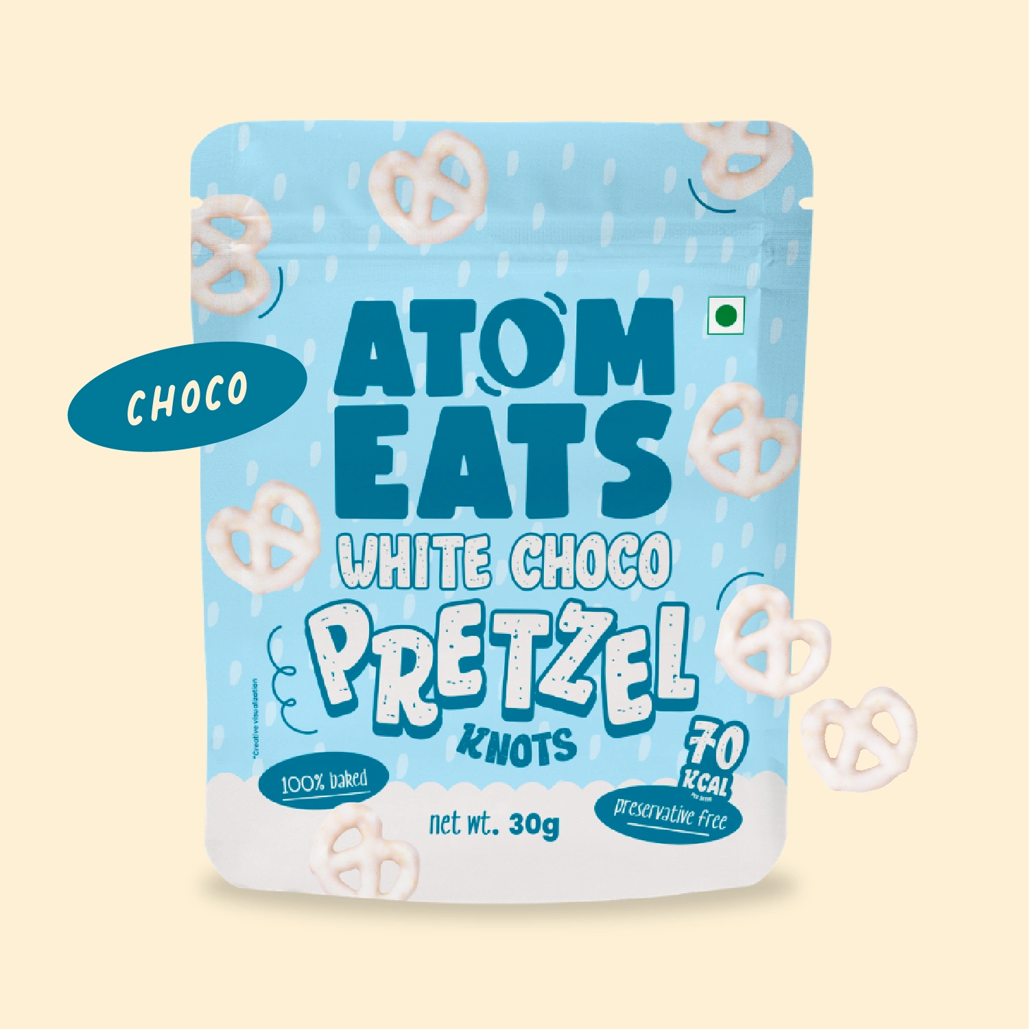 White Choco Pretzels