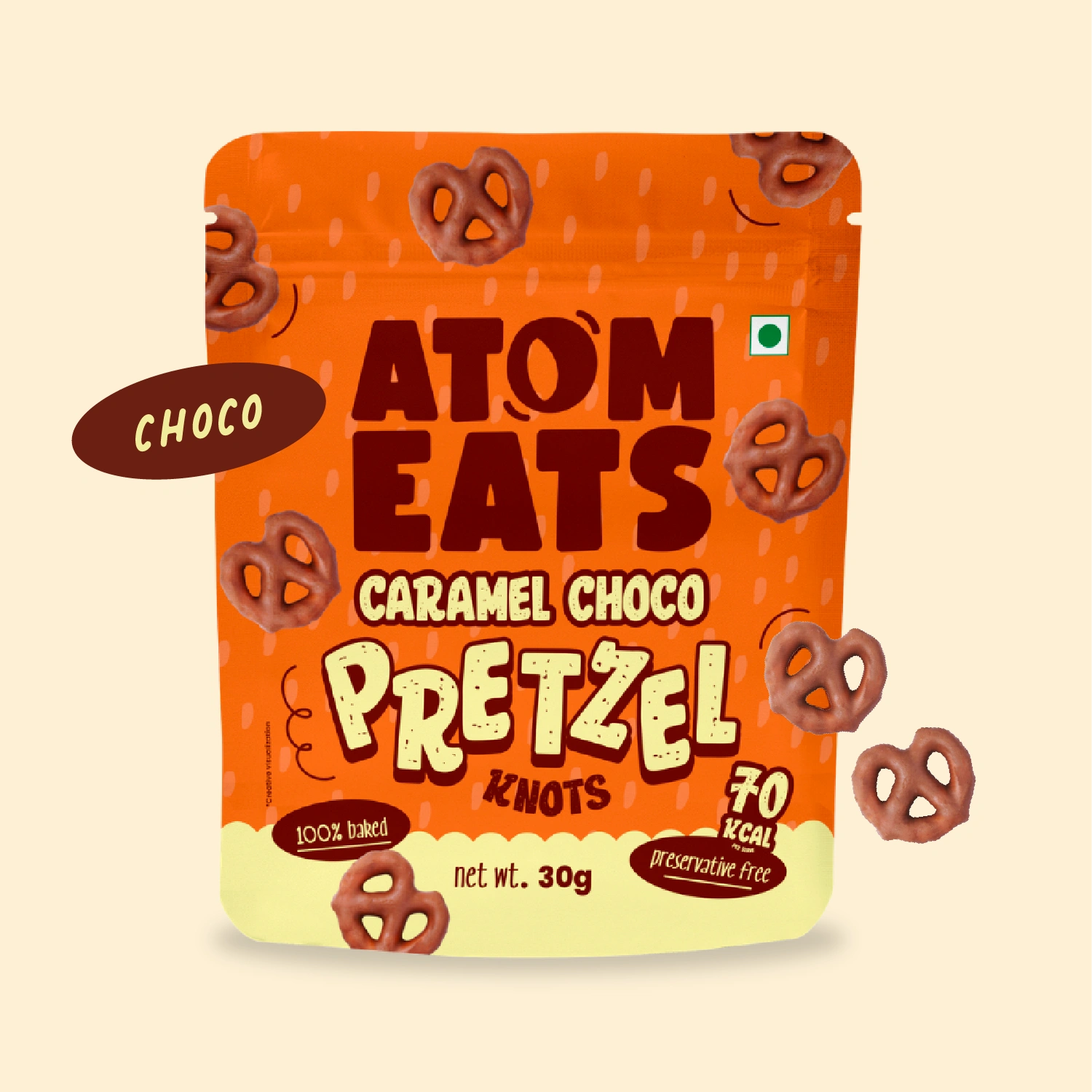 Caramel Choco Pretzels