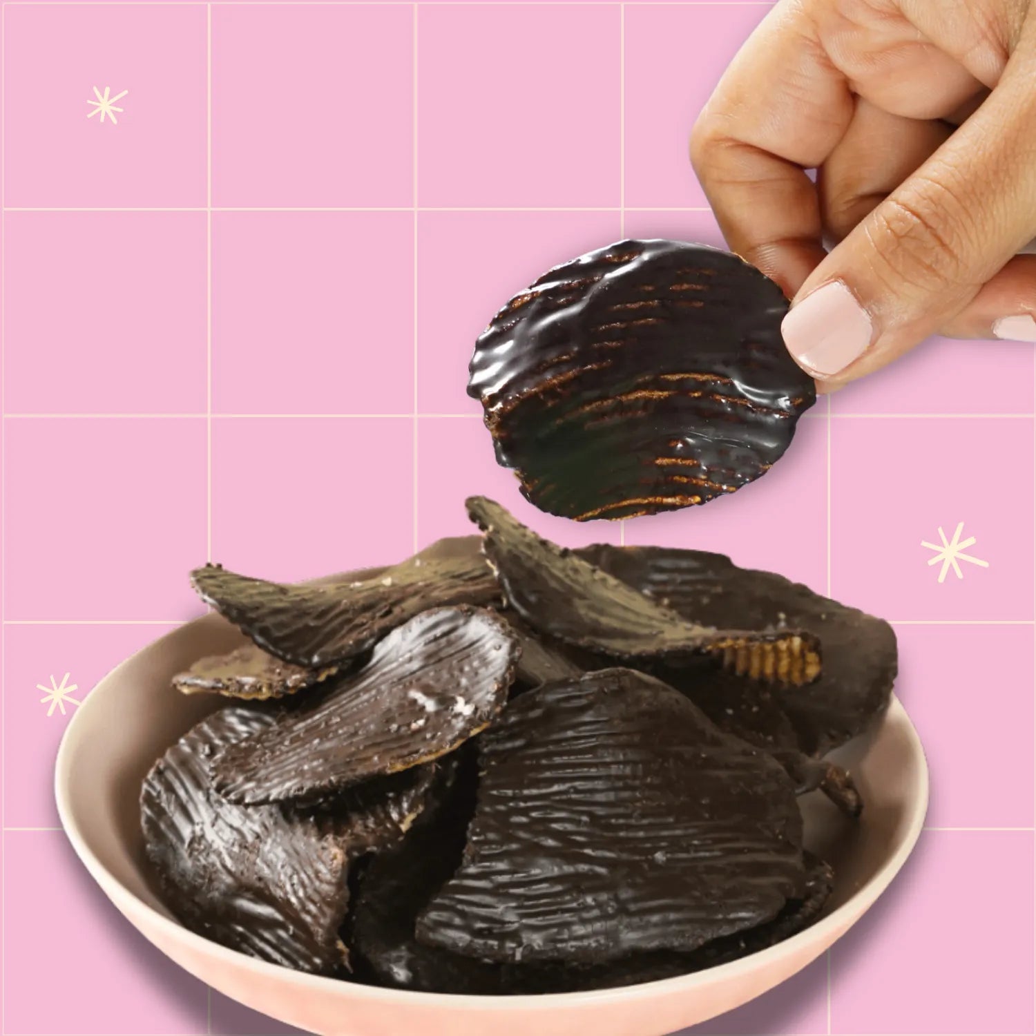 Dark Chocolate Potato Chips