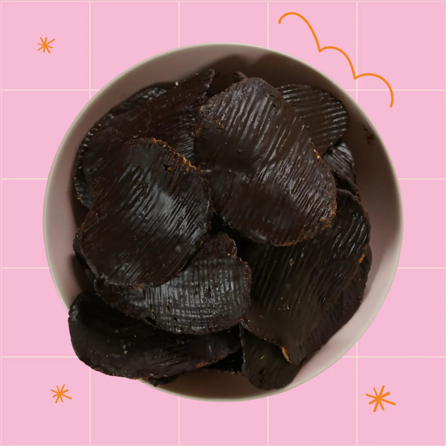 Dark Choco Potato Chips