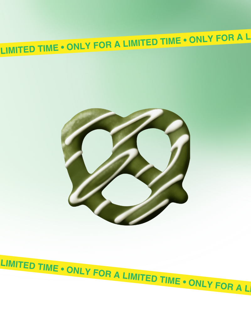 Matcha Pretzels Knots