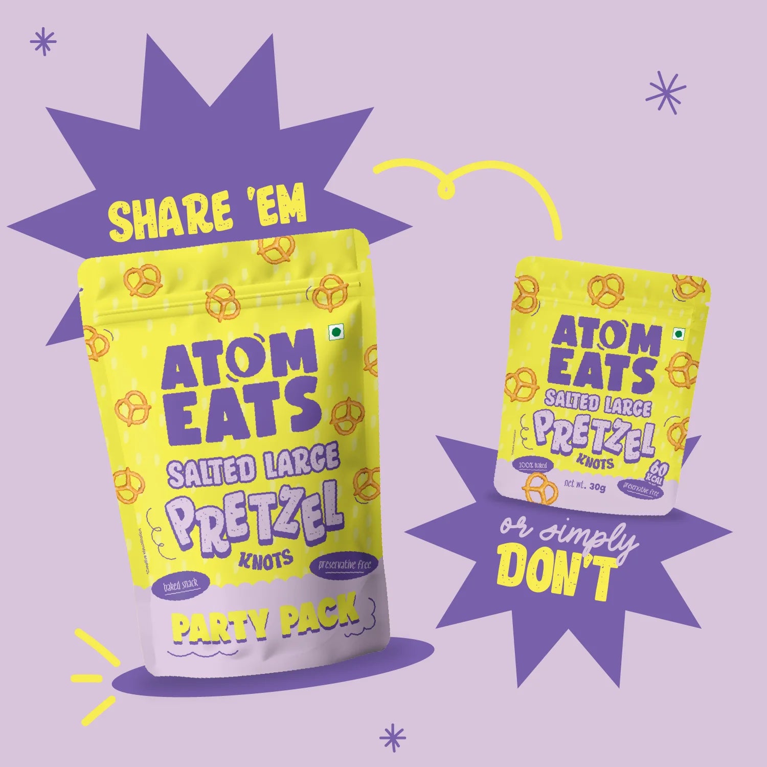 Pretzels Large Knots Party Pack