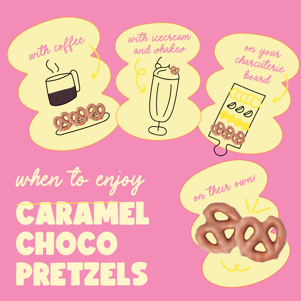 Caramel Choco Pretzels