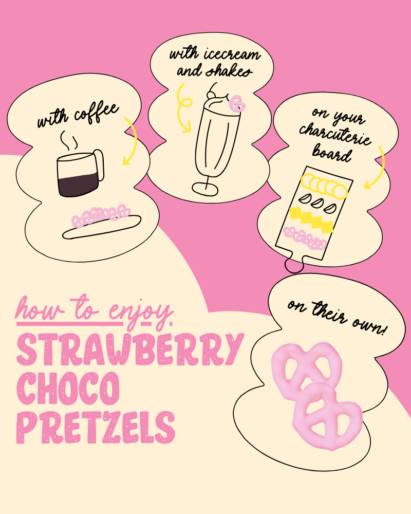 Strawberry Choco Pretzels