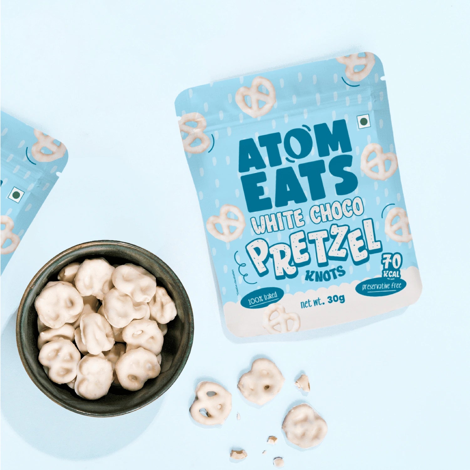 White Choco Pretzels