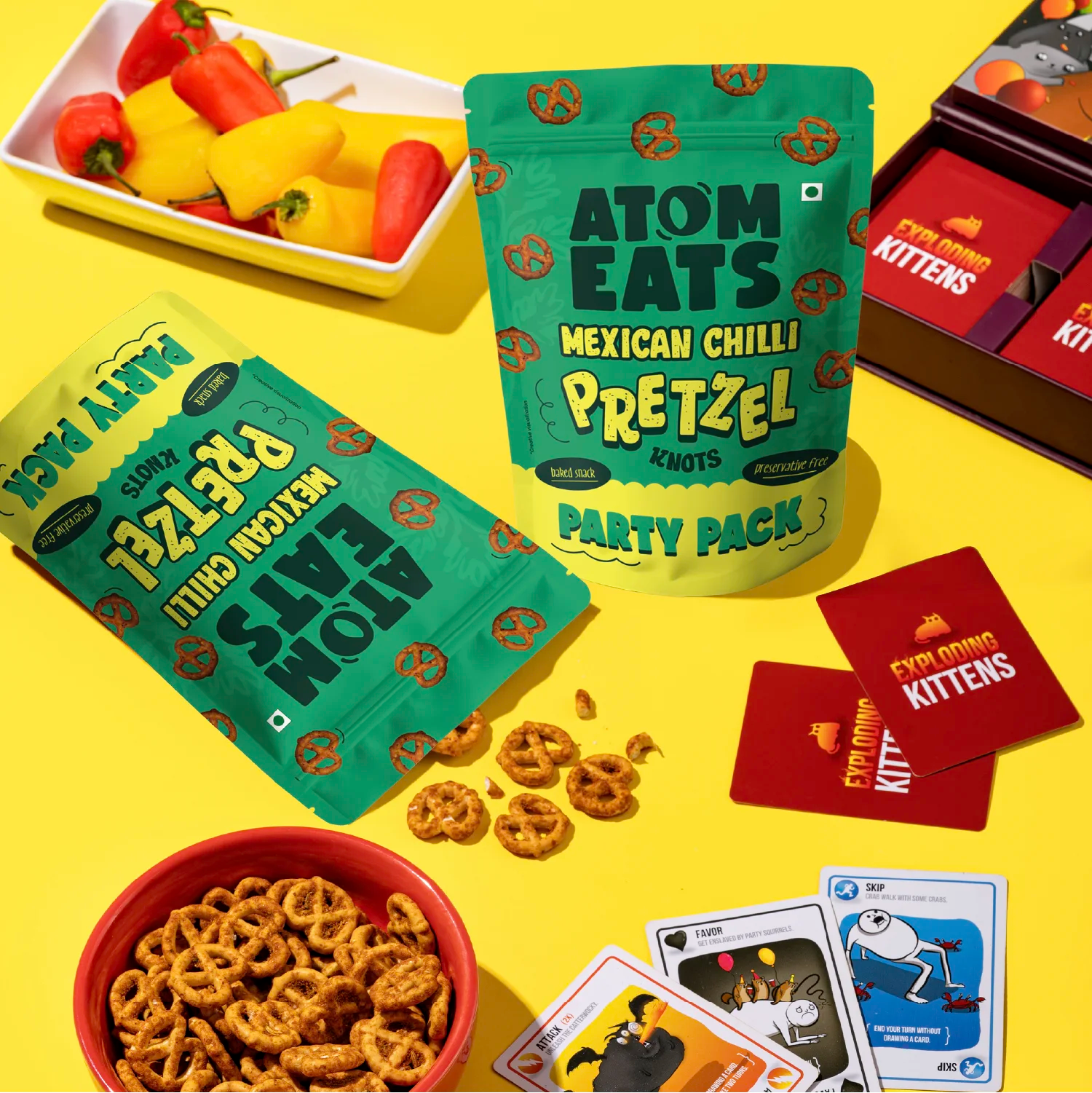 Mexican Chilli Pretzels Party Pack