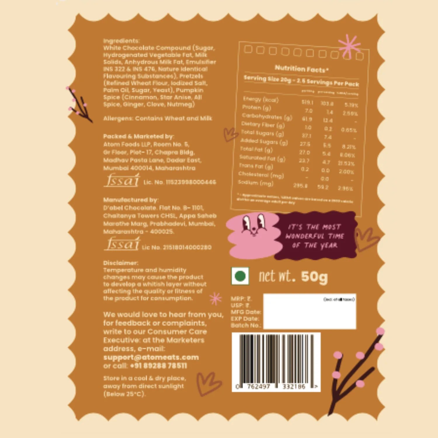 Pumpkin Spice Pretzels