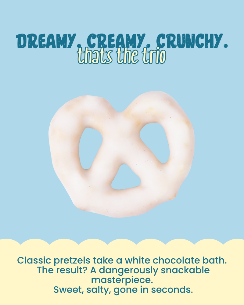 White Choco Pretzels