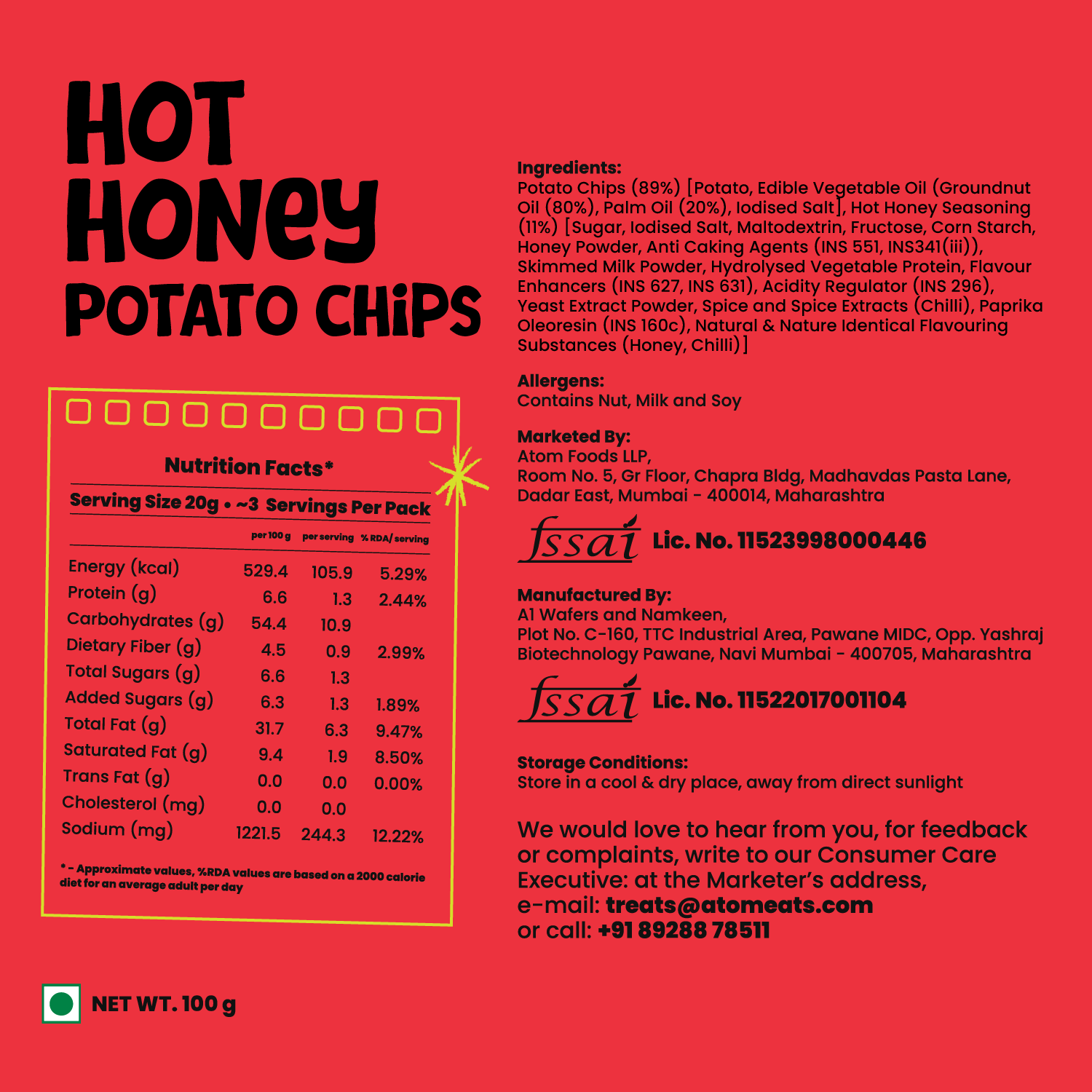 Hot Honey Potato Chips
