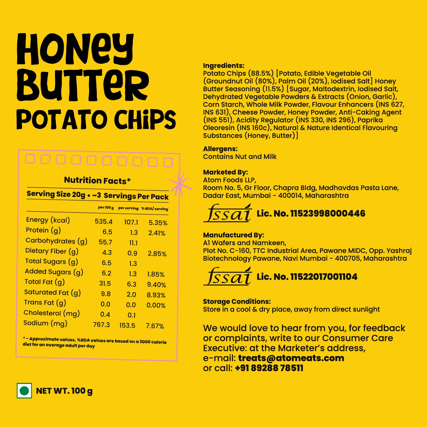 Honey Butter Potato Chips