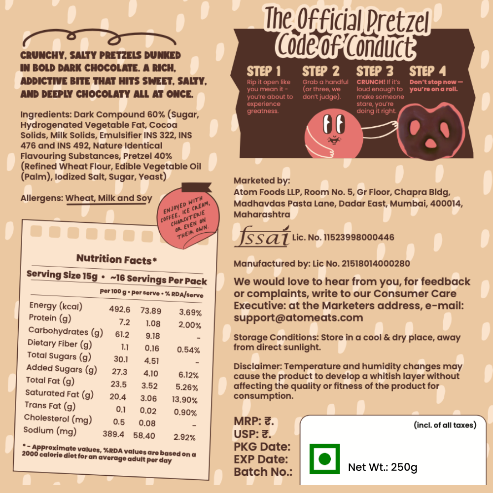 Dark Choco Pretzels Party Pack