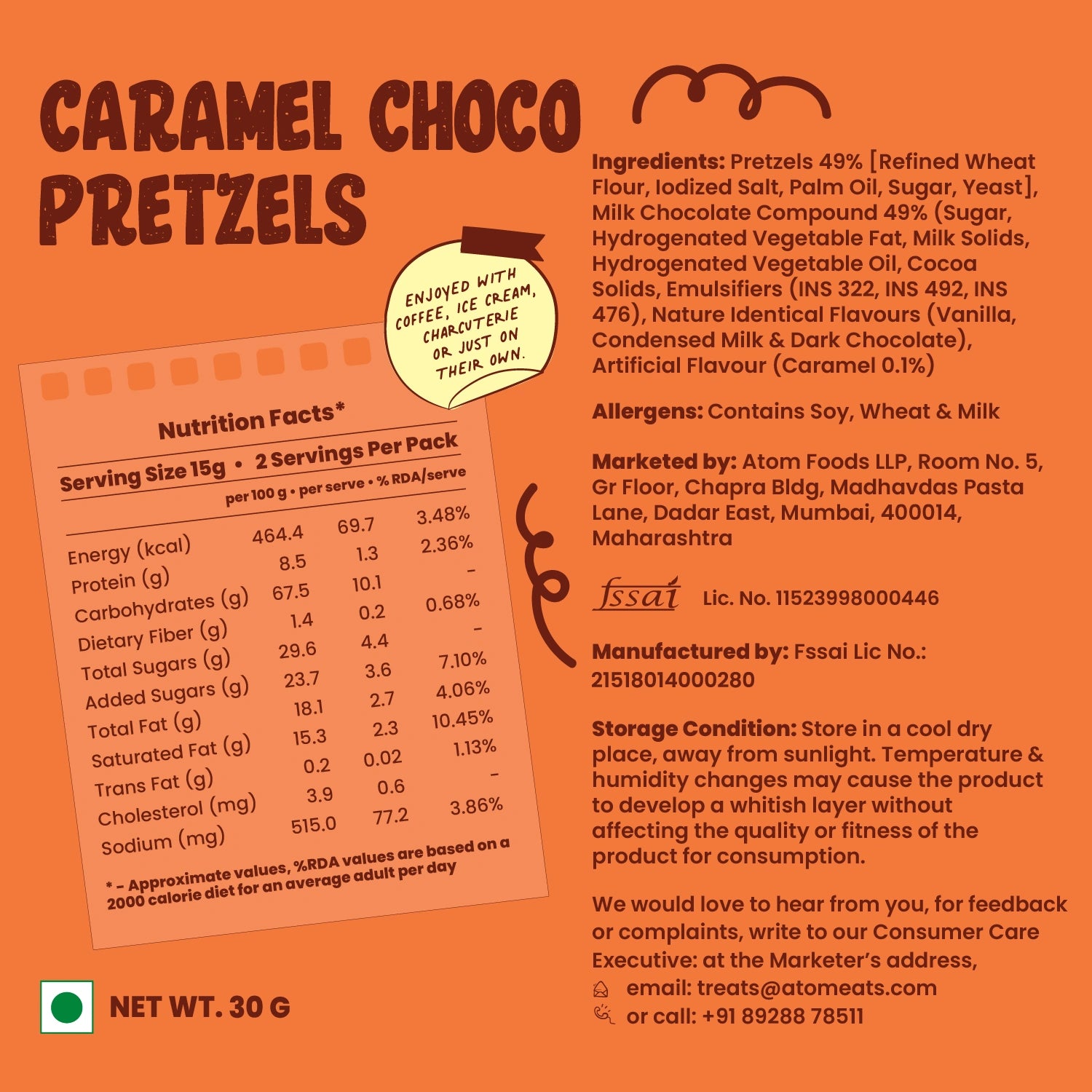 Caramel Choco Pretzels