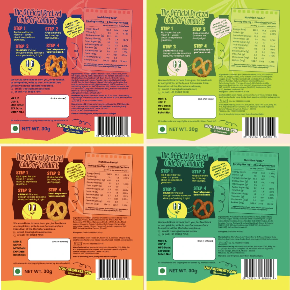 Spicy Pretzels Variety Pack