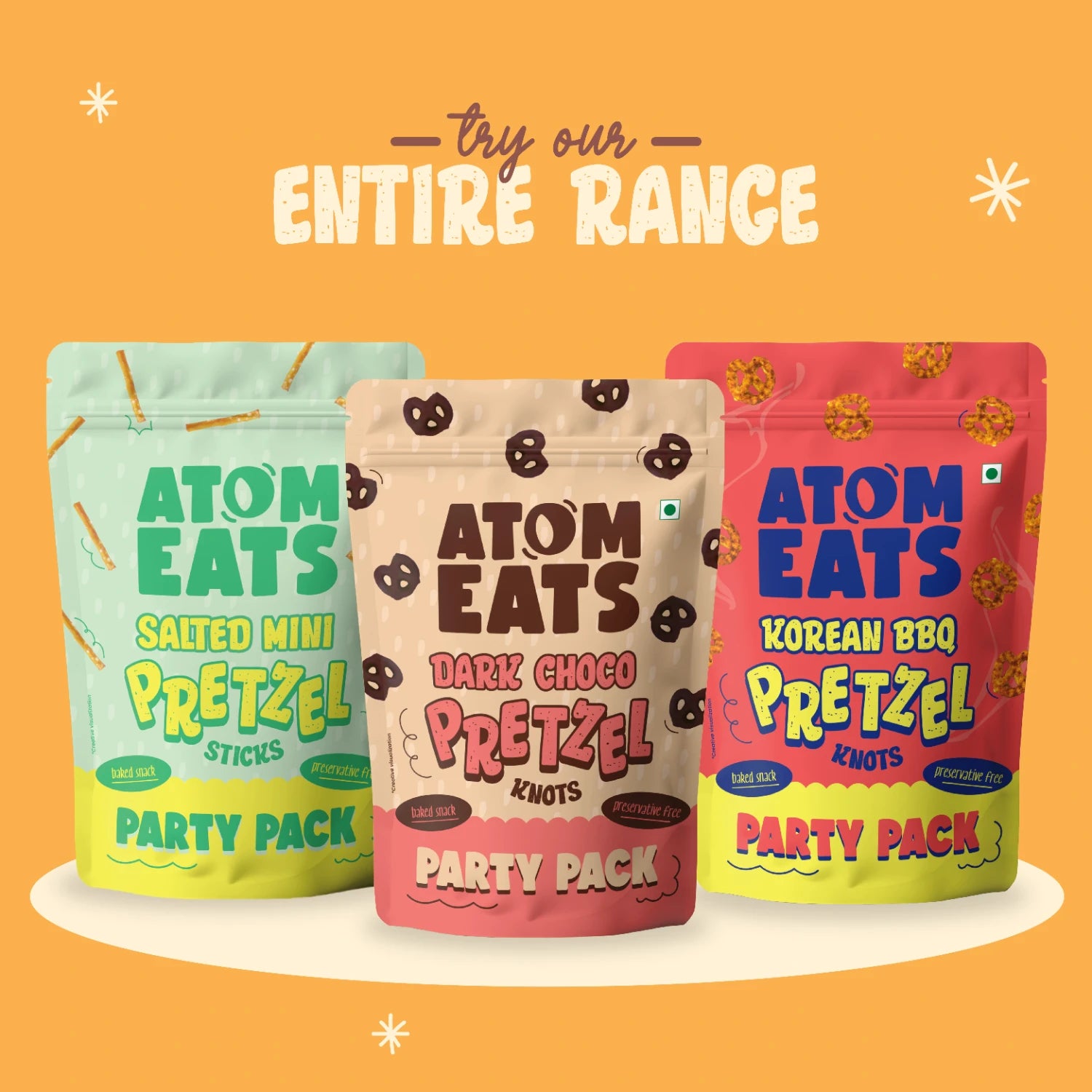 Milk Choco Pretzels Party Pack