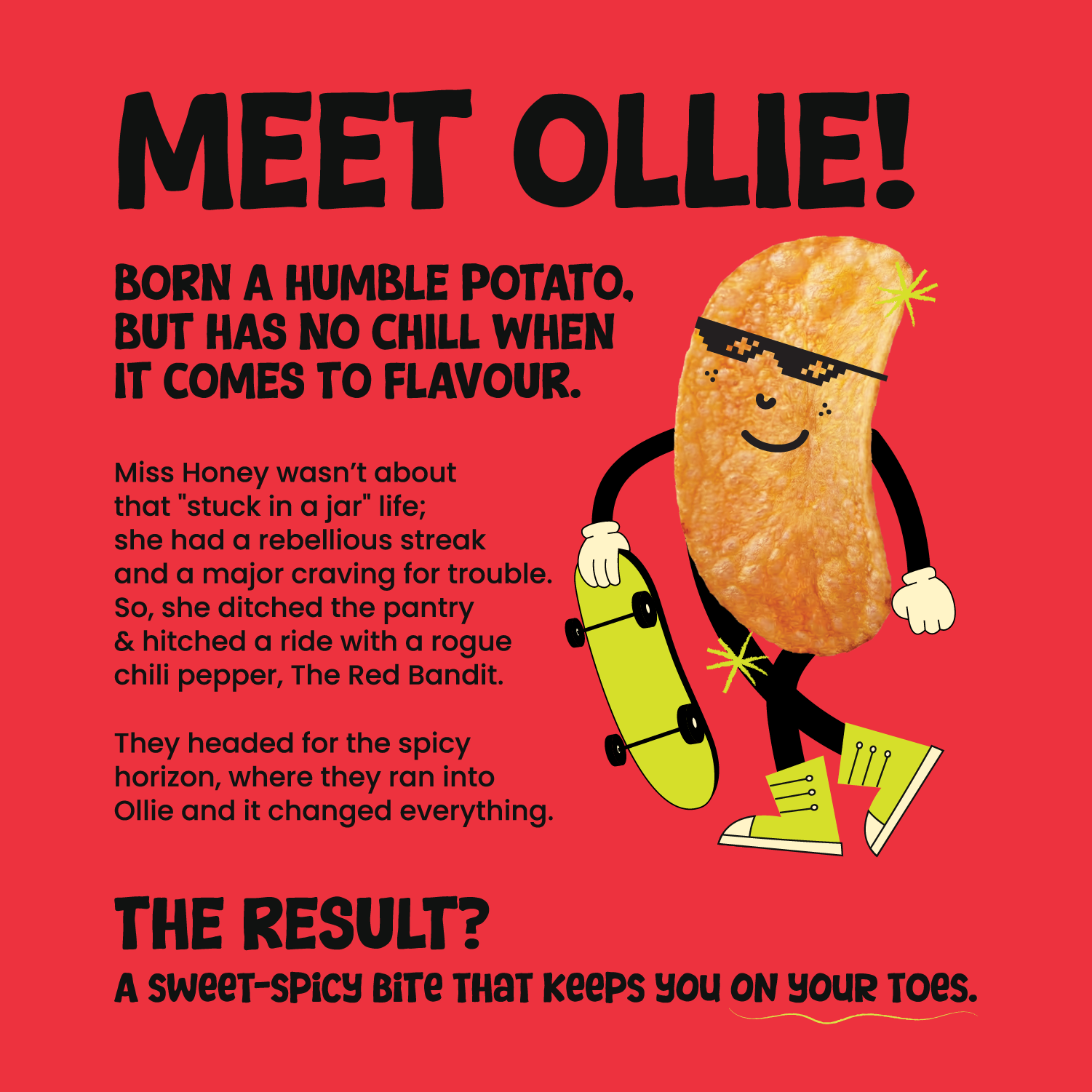 Hot Honey Potato Chips