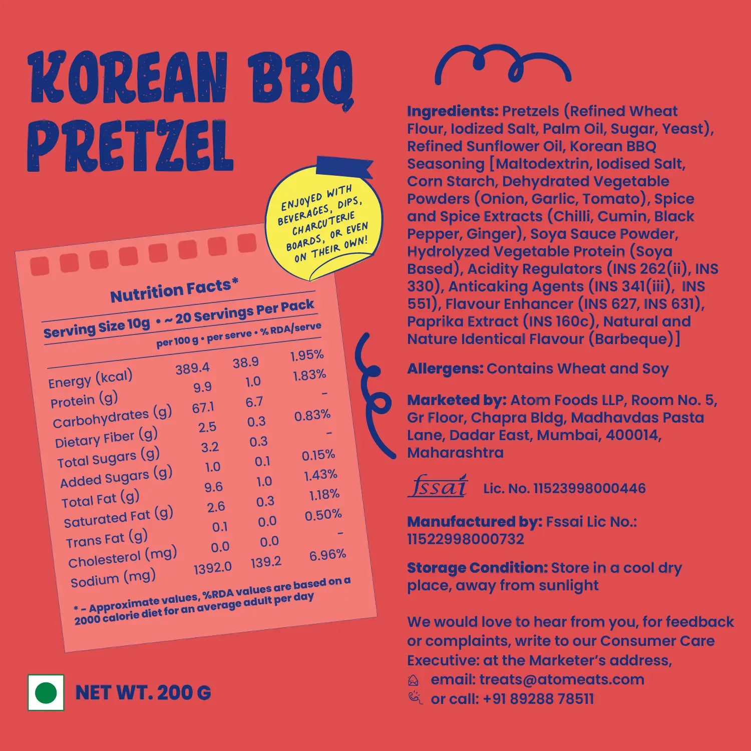 Korean BBQ Pretzels Party Pack