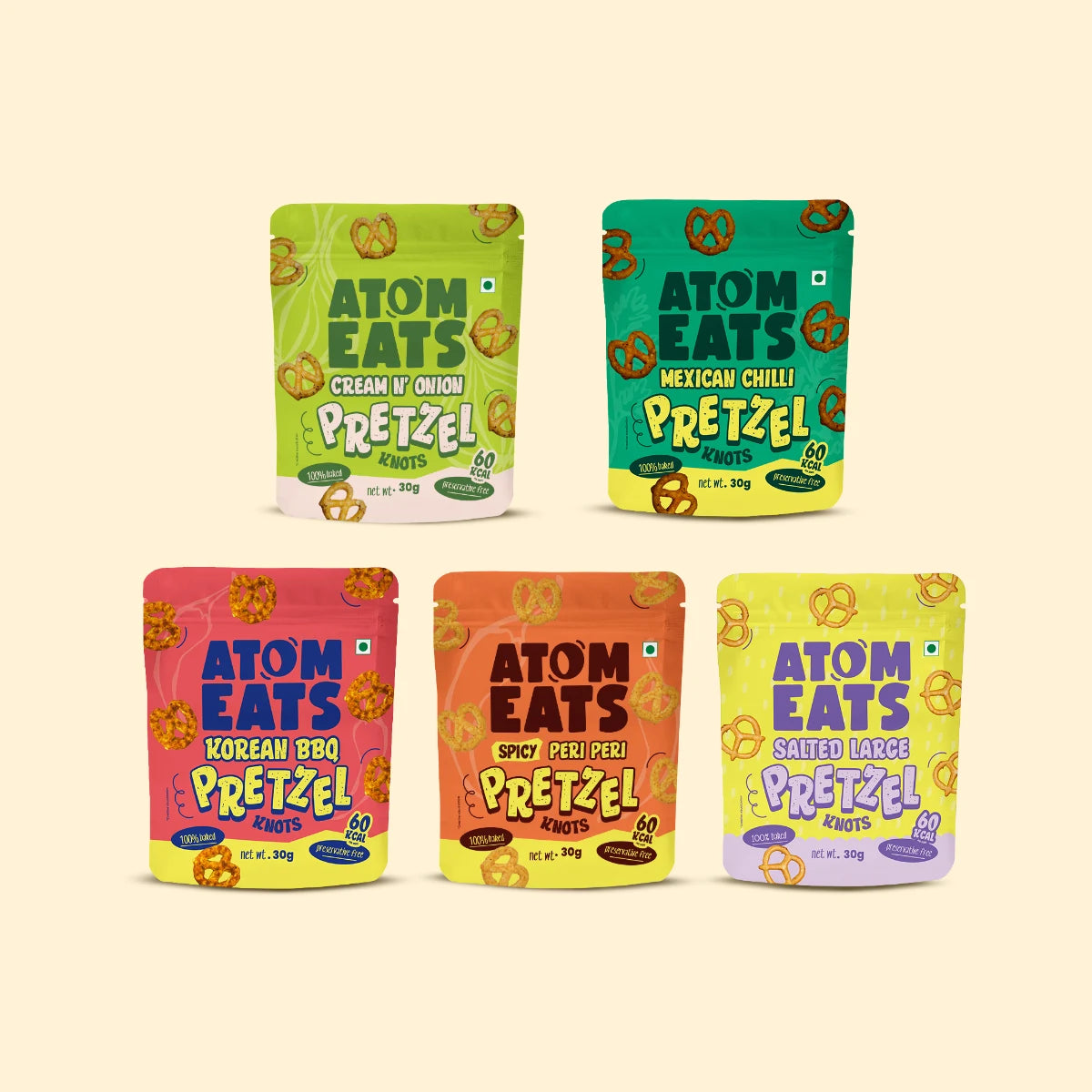 Spicy Pretzels Variety Pack