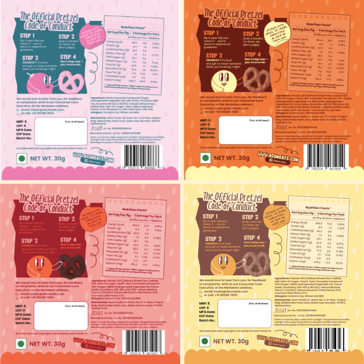 Choco Pretzel Variety Pack