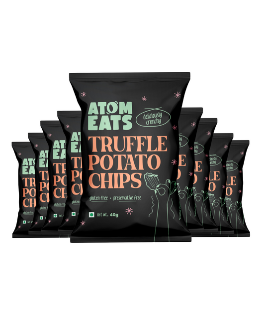 Truffle Potato Chips Pack of 9, Ruffle Cut for Extra Flavour