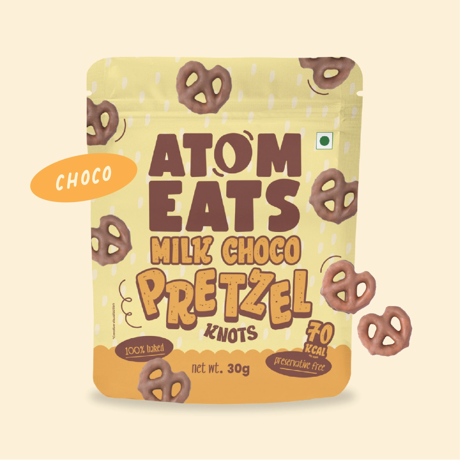Milk Choco Pretzels