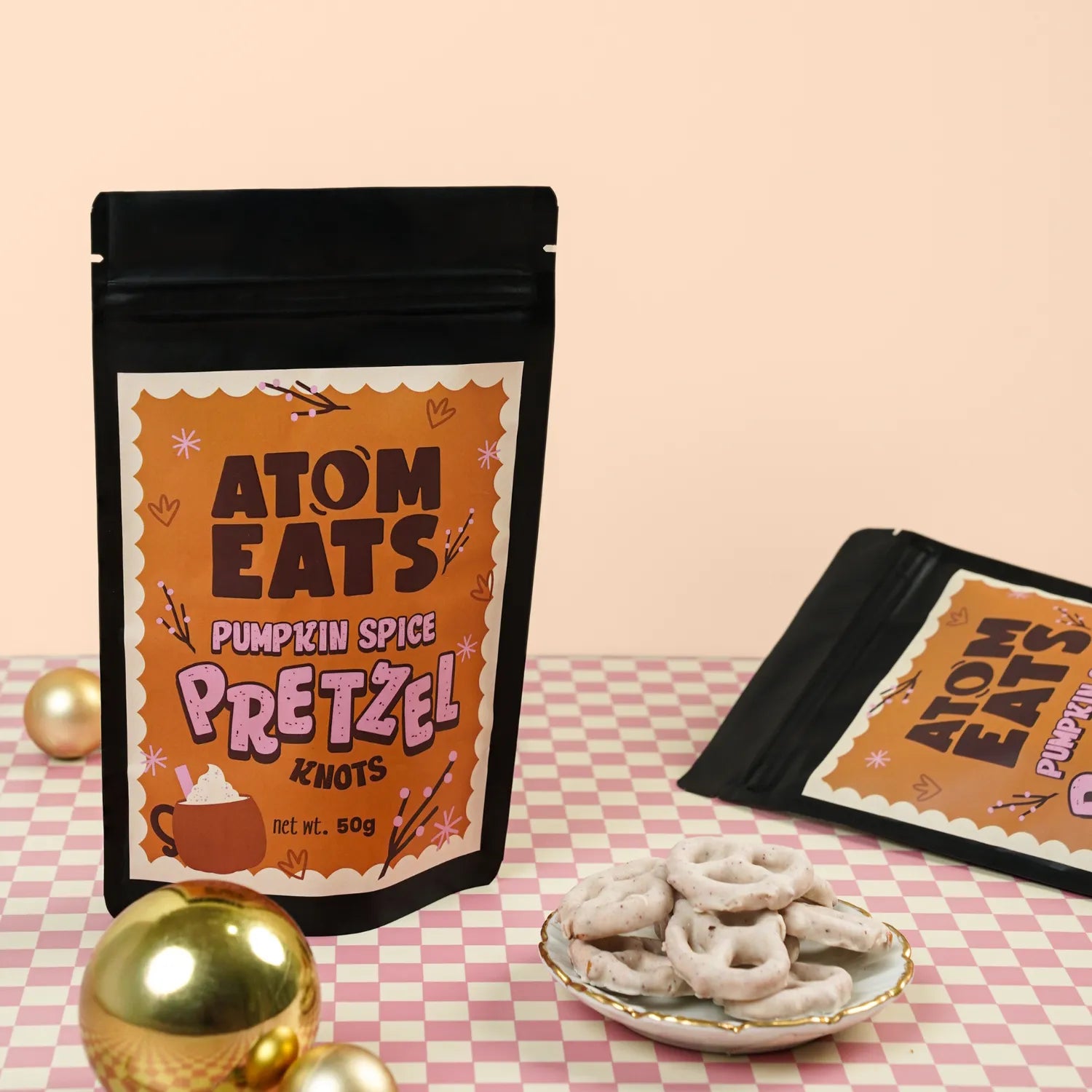 Pumpkin Spice Pretzels