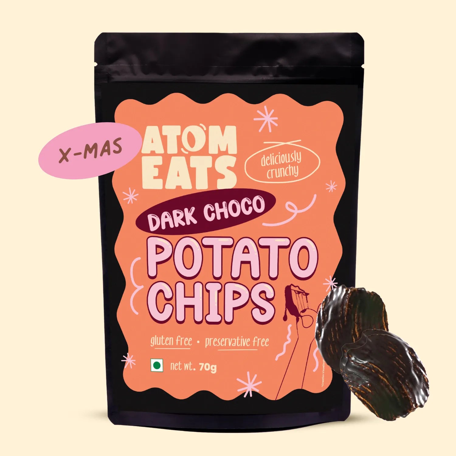 Dark Chocolate Potato Chips