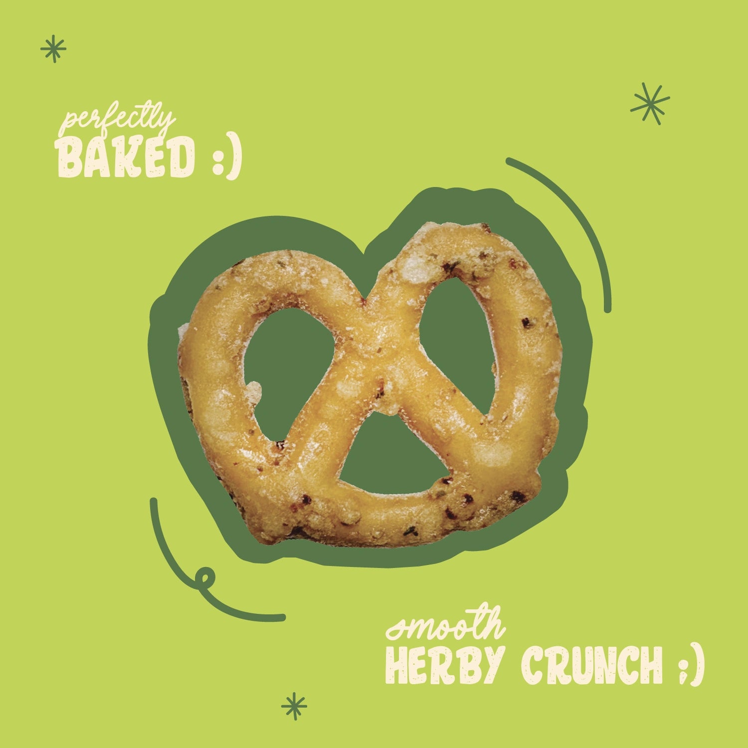 Cream N' Onion Pretzels