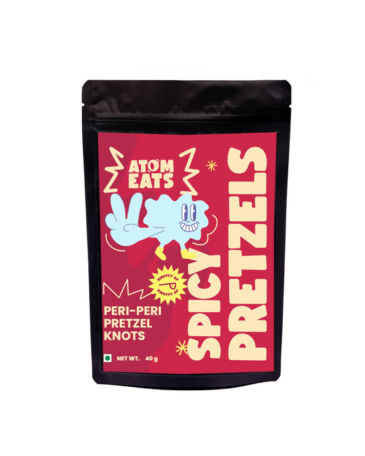 Spicy Pretzels: Peri Peri | 40g Pack by Atom Eats
