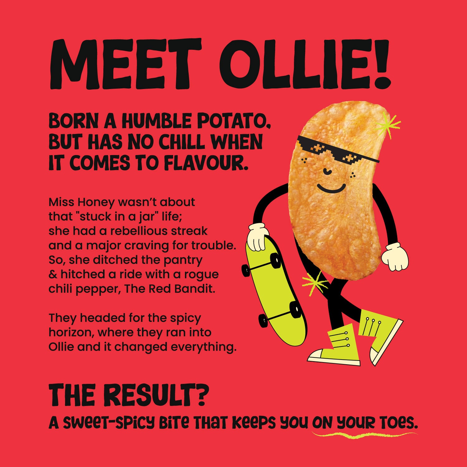 Hot Honey Potato Chips