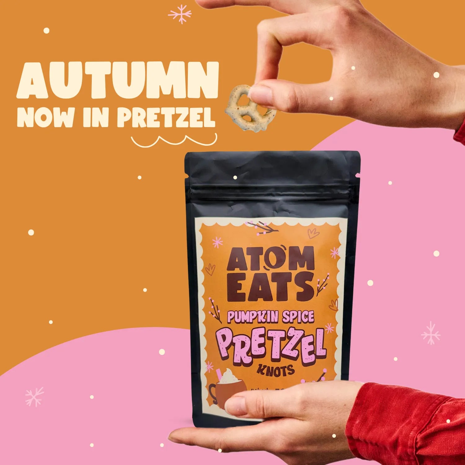 Pumpkin Spice Pretzels