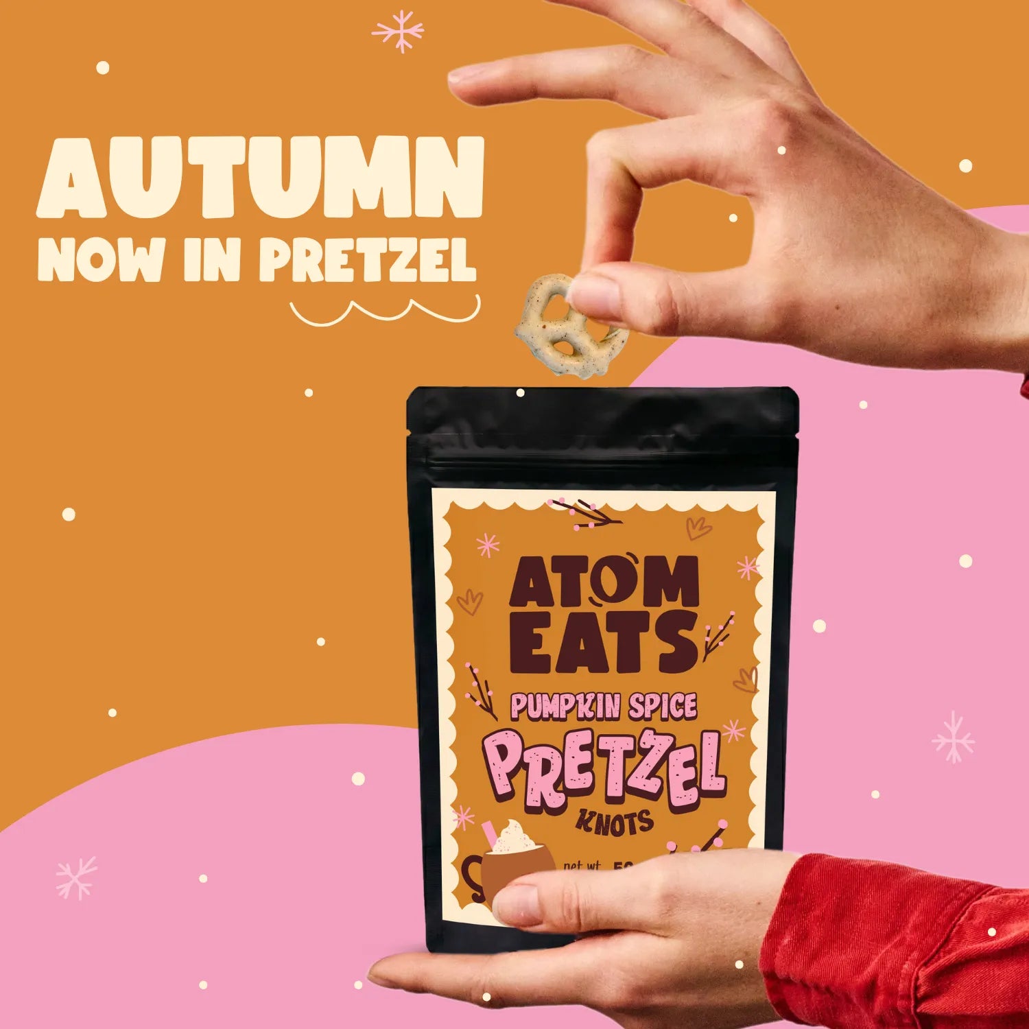 Pumpkin Spice Pretzels