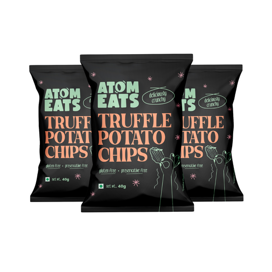 Truffle Potato Chips Pack of 3, Ruffle Cut for Extra Flavour