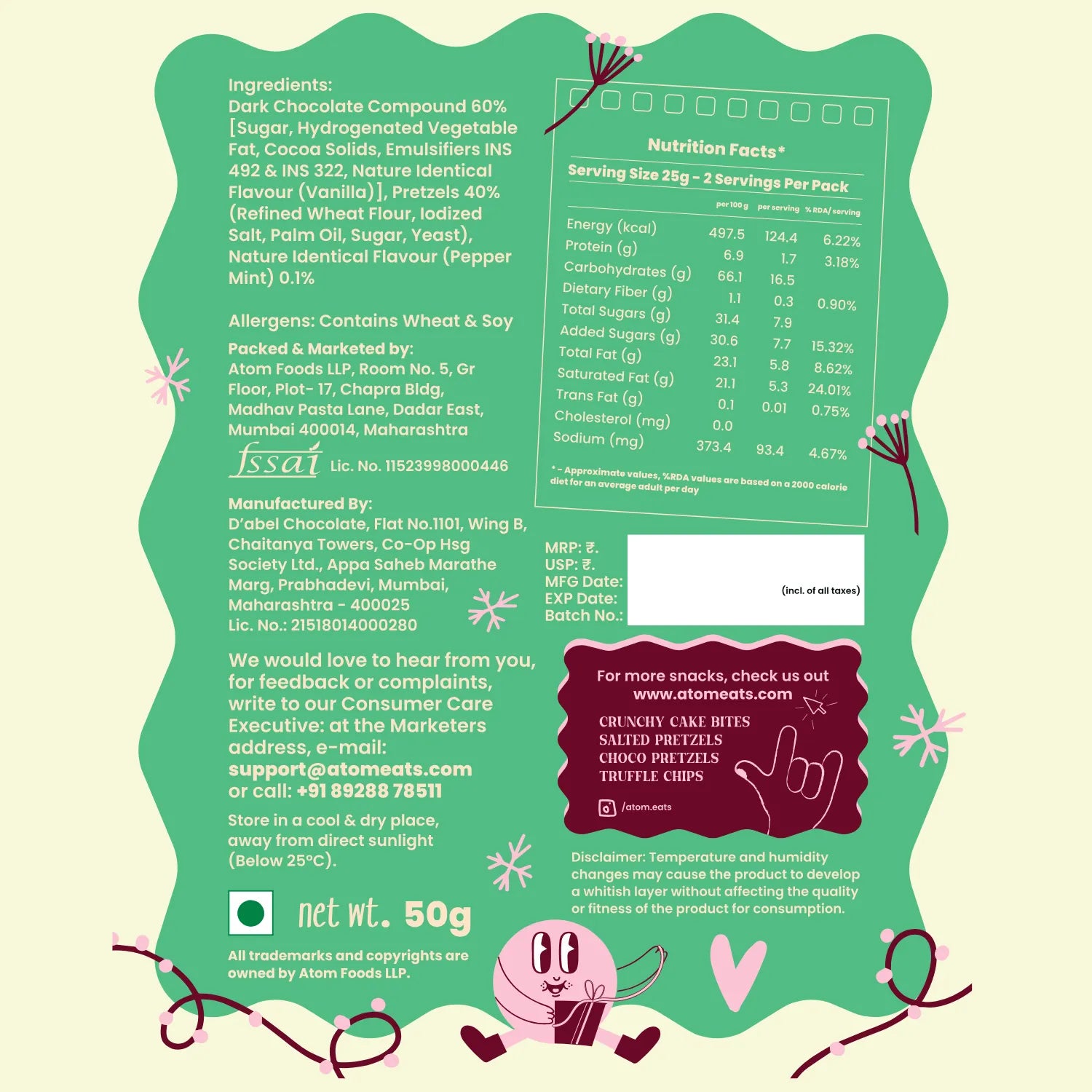 Dark Choco Peppermint Pretzels