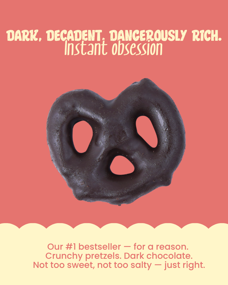 Dark Choco Pretzels