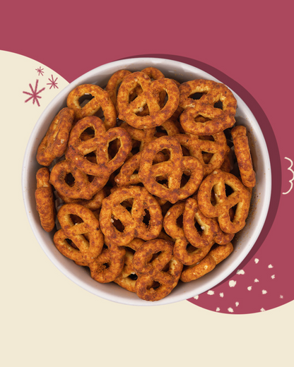 Spicy Pretzels: Peri Peri | 40g Pack by Atom Eats