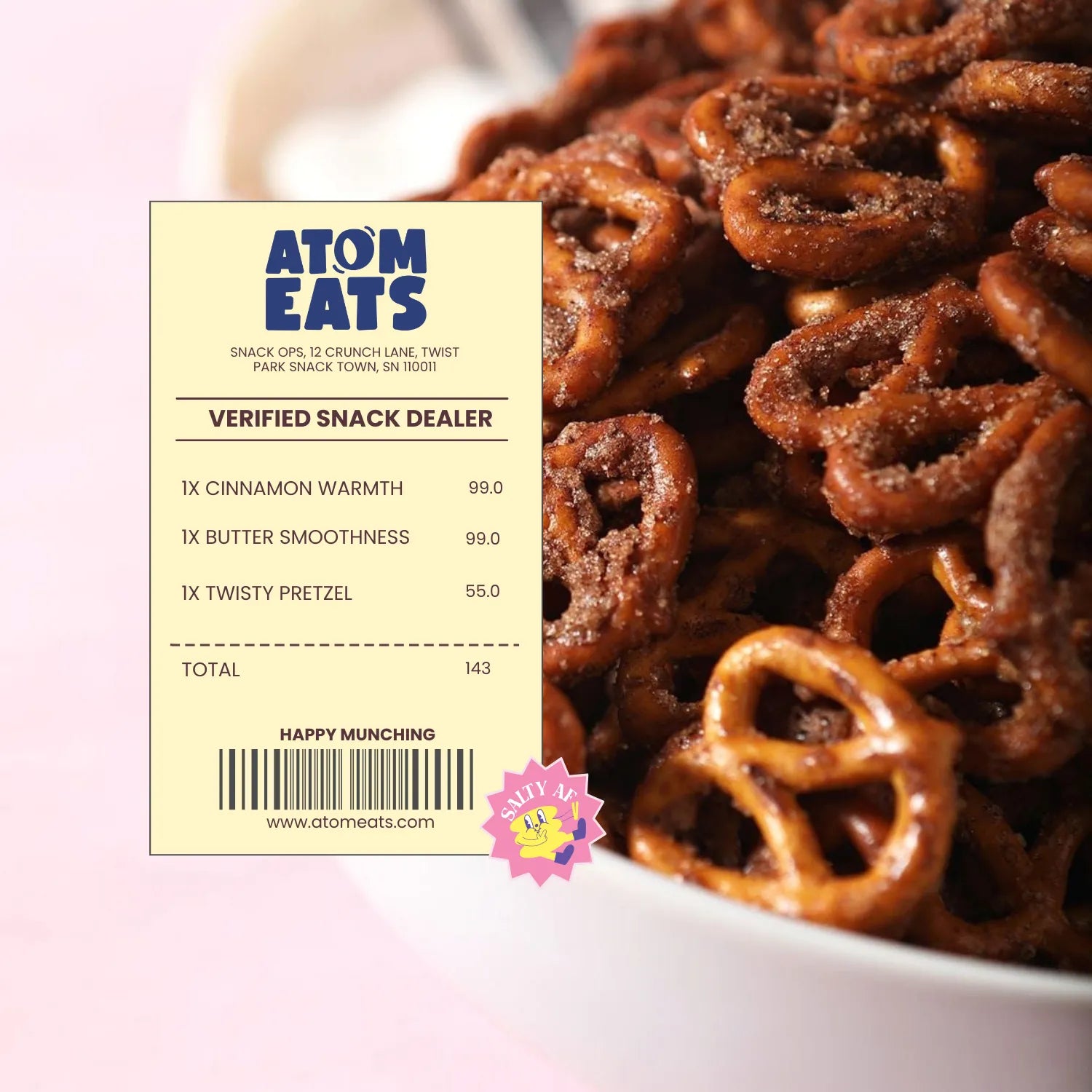 Cinnamon Butter Pretzel Knots