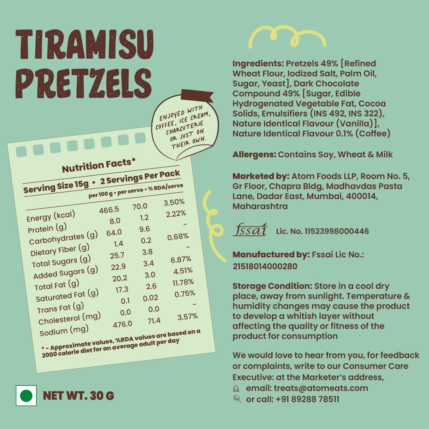 Tiramisu Pretzels