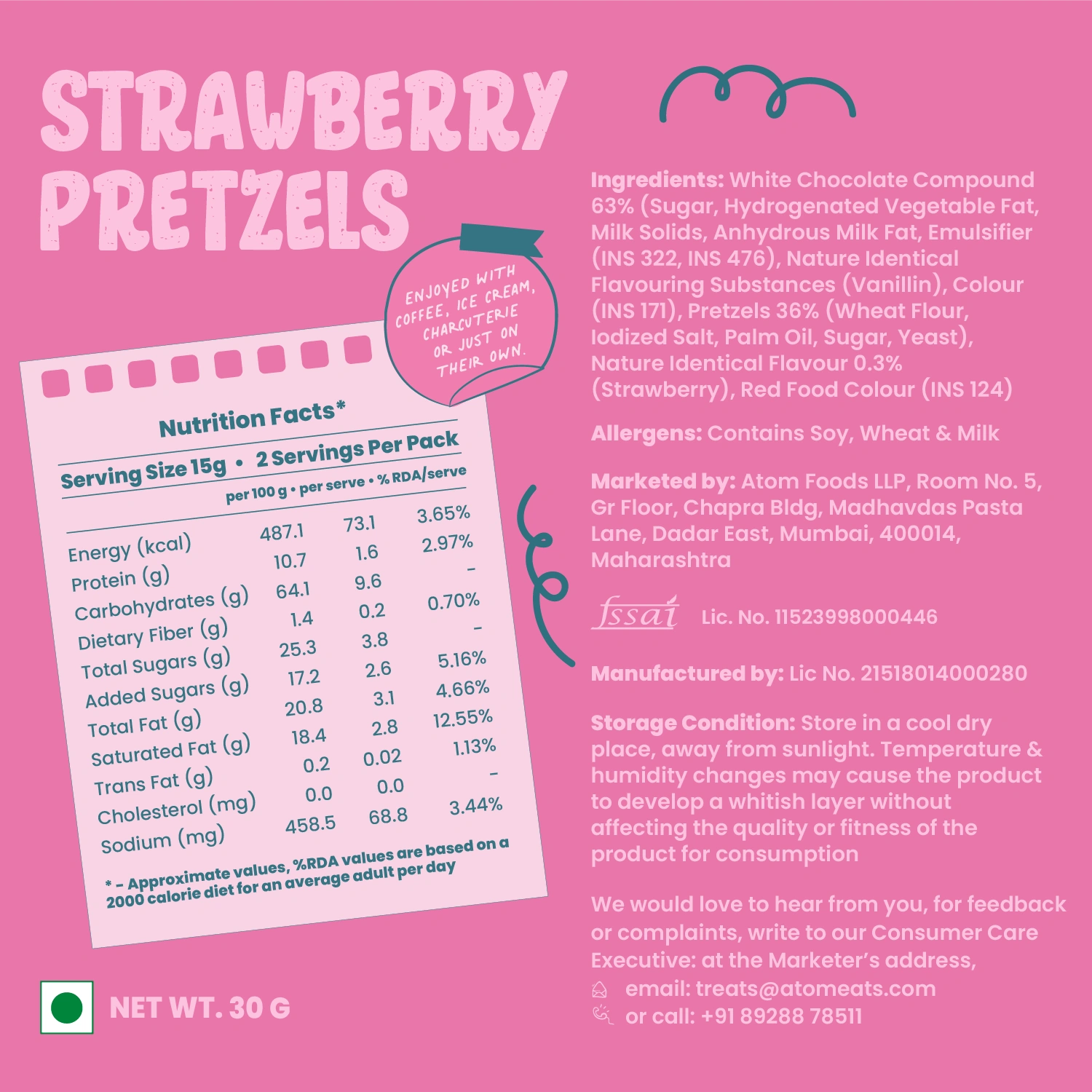 Strawberry Pretzels