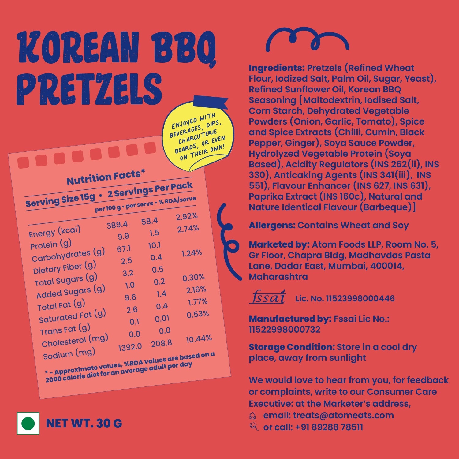 Korean BBQ Pretzels