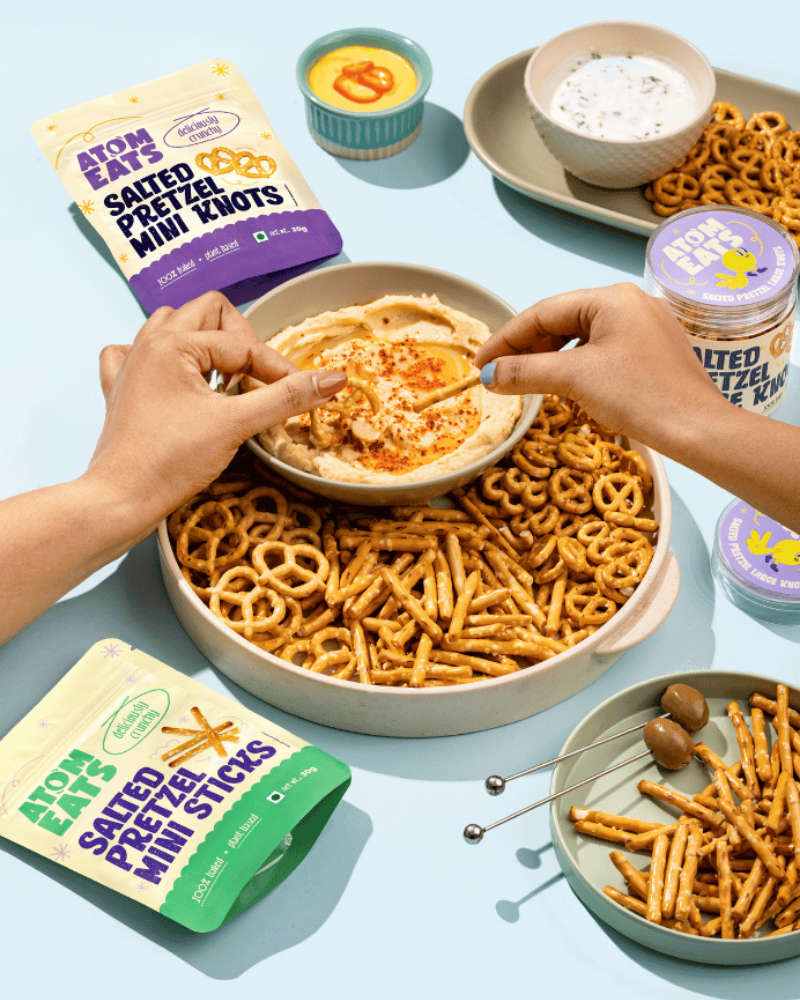 Salted Pretzels Large Knots