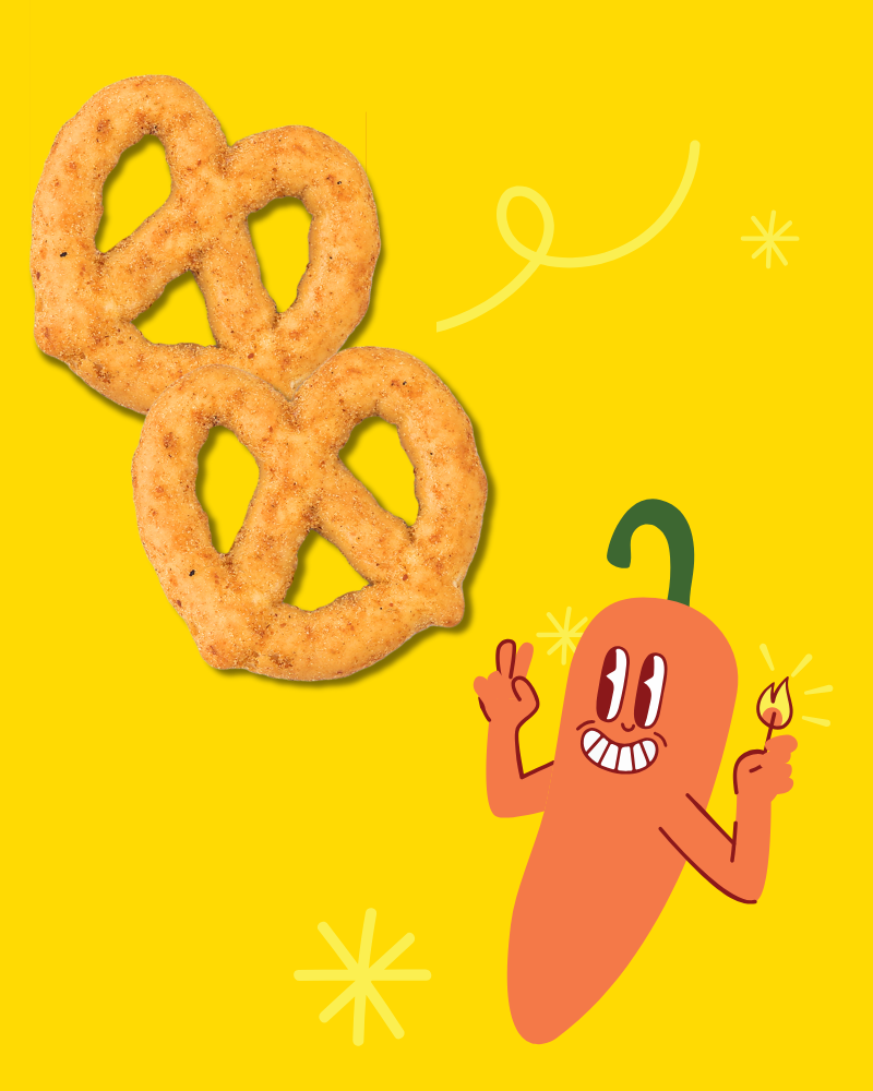 Spicy Peri Peri Pretzels