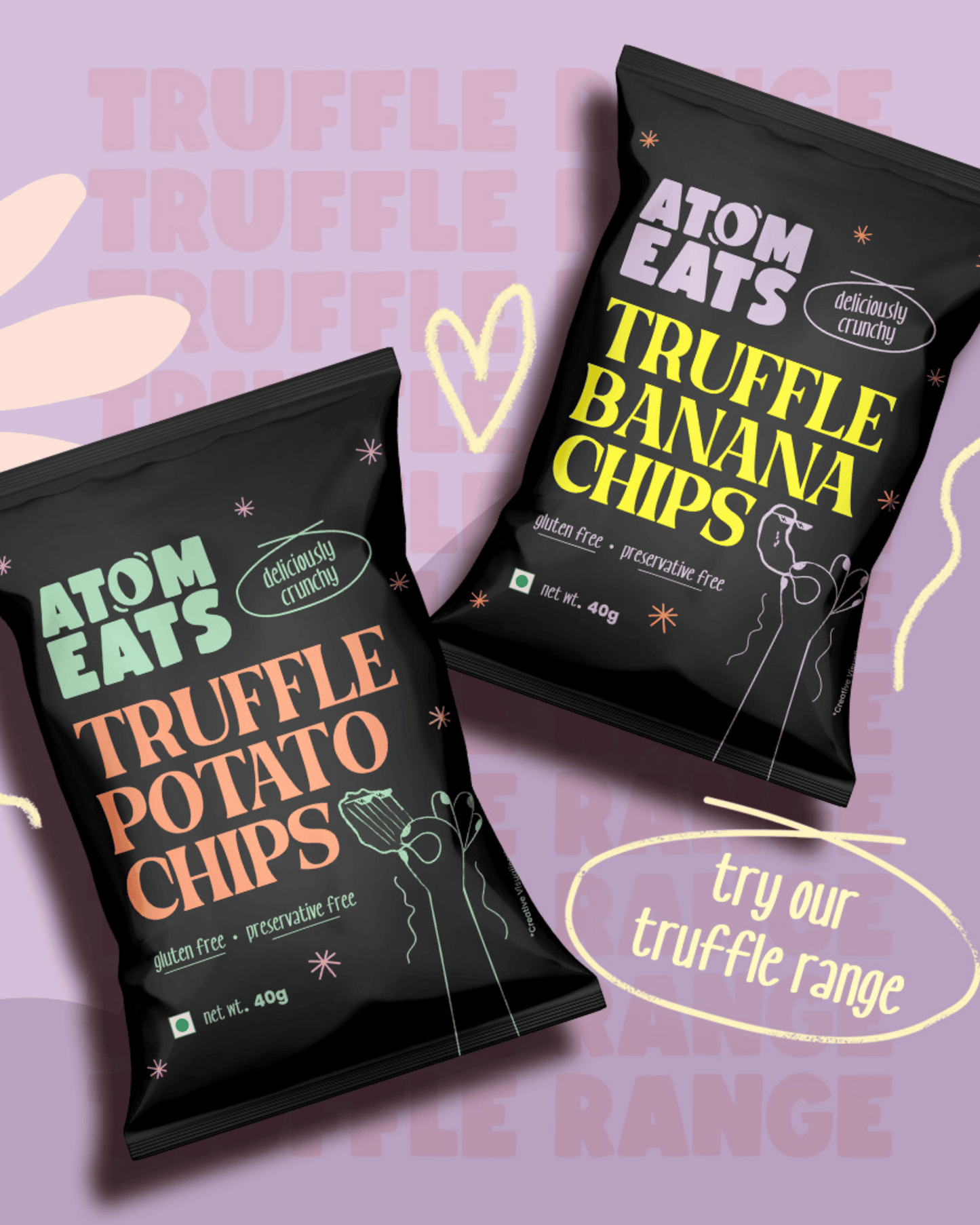 Truffle Banana Chips, Pack of 3, Super Thin and Crunchy