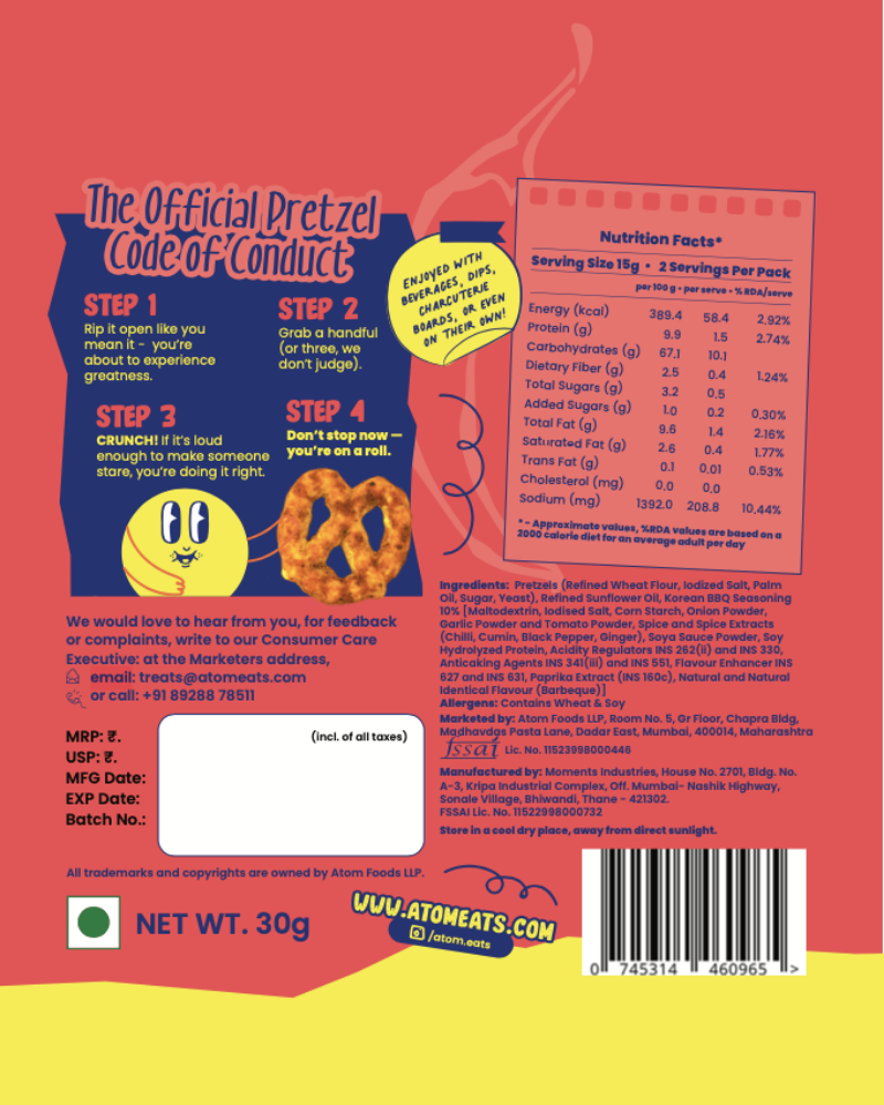 Korean BBQ Pretzels