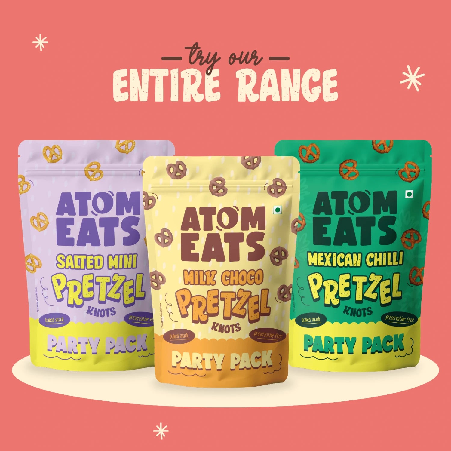 Dark Choco Pretzels Party Pack