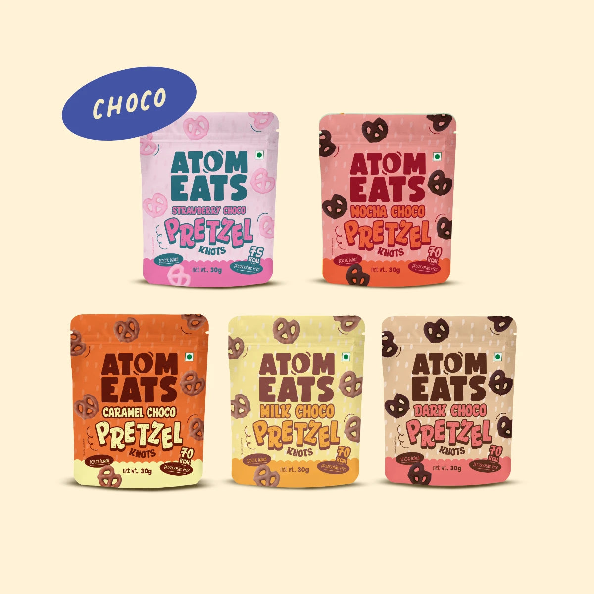 Choco Pretzel Variety Pack